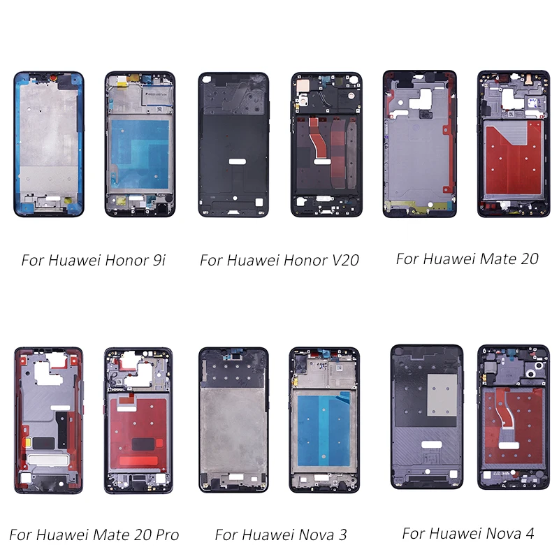 Netcosy для Huawei P20 Mate 20 Pro Nova 3 4 средняя рамка задний корпус ободка запасные части Honor V20