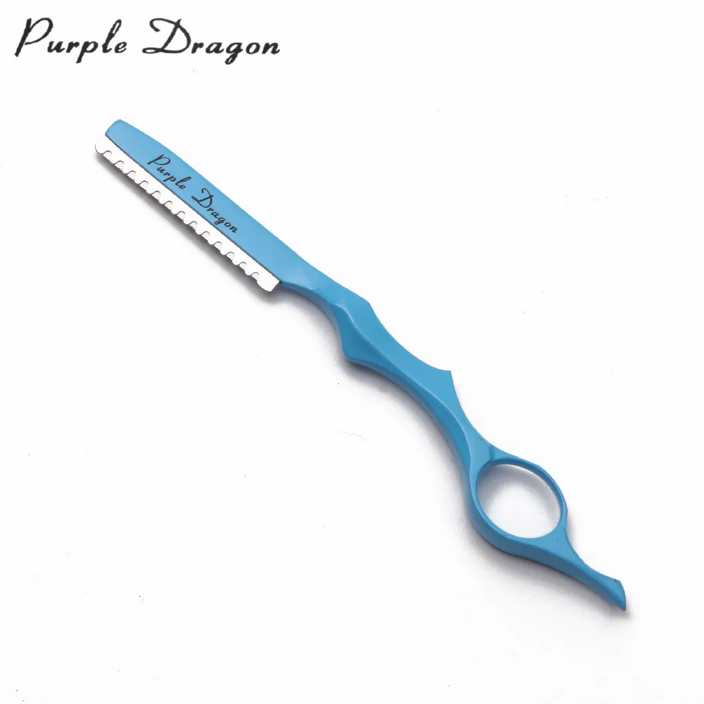 Профессиональные острые парикмахерские бритвы Purple Dragon 10 шт. нож для стрижки