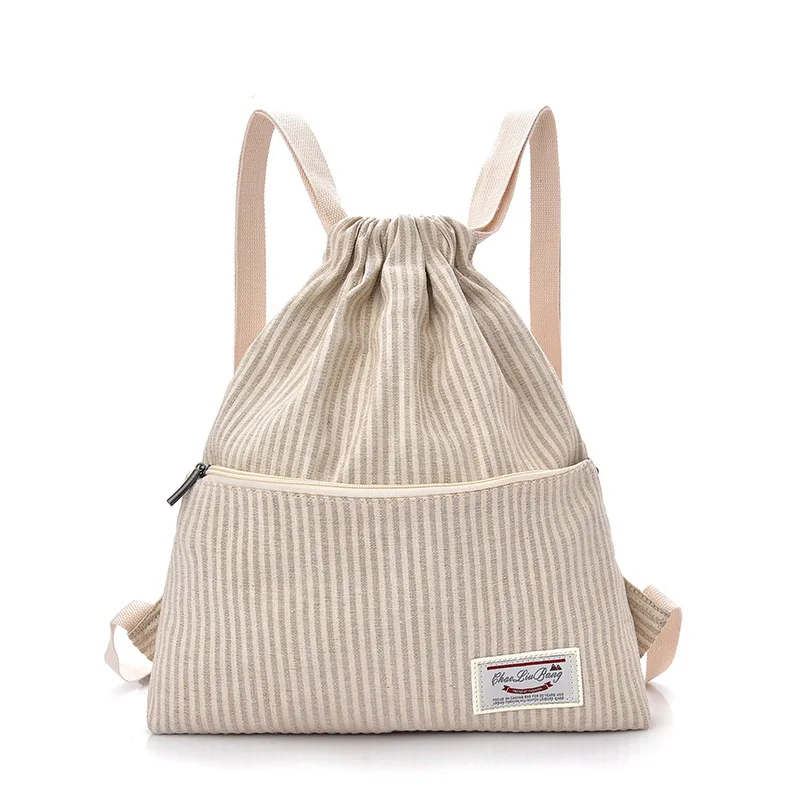 

M17-624# New Fashion original leisure canvas bag large capacity academic style Versatile Backpack Ladies Bag