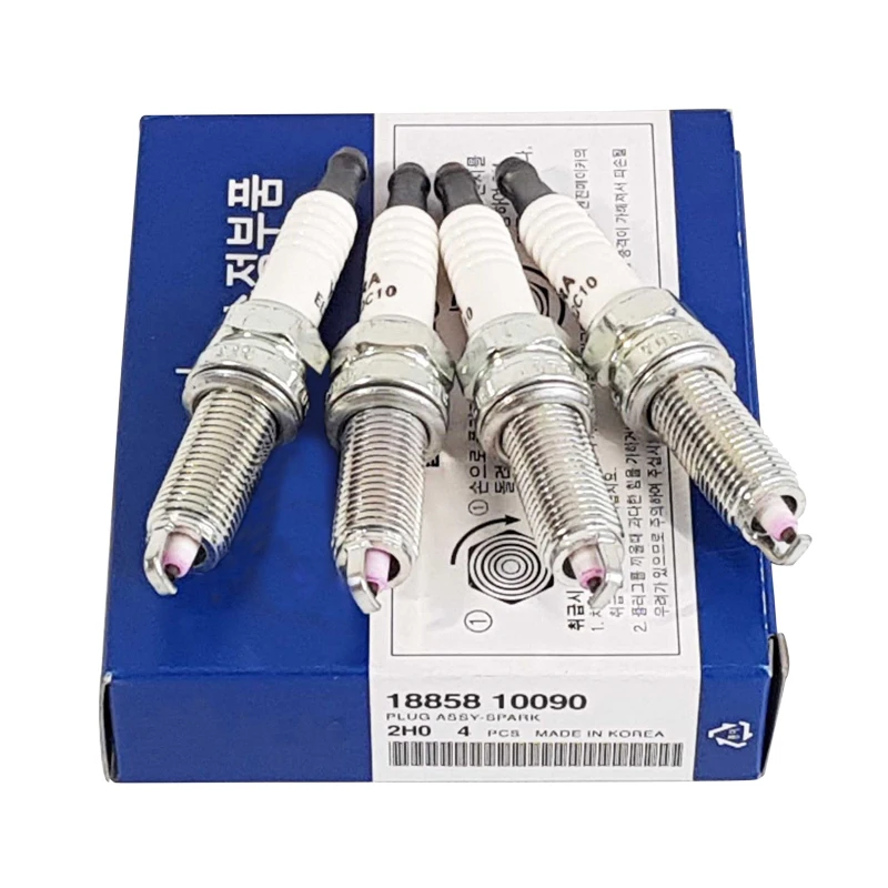 4 pcs New Spark Plug 18858-10090 for KIA 2012 2017 Rio Pride HYUNDAI I30 ELANTRA | Автомобили и мотоциклы