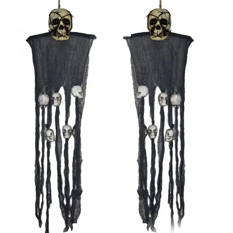 Хэллоуин Страшные череп висячие украшения Призрак Скелет поддержать настенные