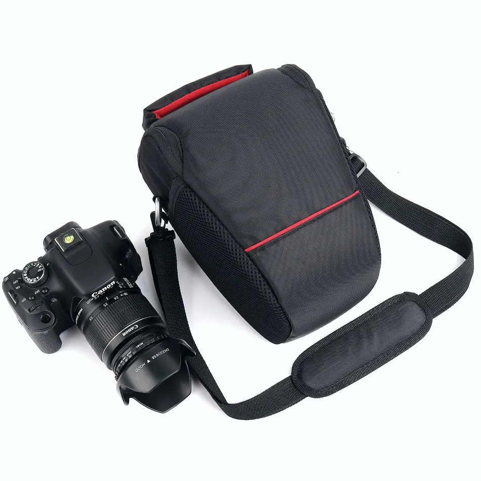 Сумка на плечо для DSLR камеры чехол Фотоаппарата Canon EOS 6D 60D 77D 100D 200D 1300D 1200D 1100D 750D 5D SX50