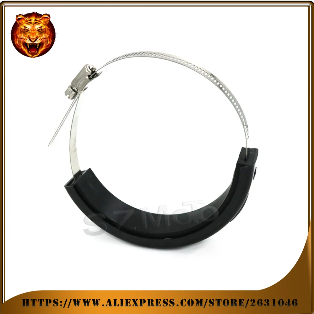 Motorcycle Silencer Round Oval Exhaust Protector Protect Can Cover For SUZUKI AN250/400 UH125/150/200 Burgman 100mm-140mm LOGO | Автомобили