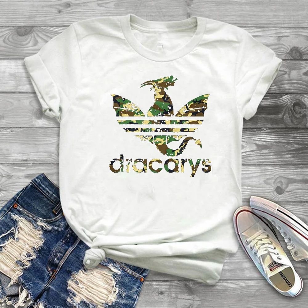 Dracarys Футболка Игра престолов мать драконов Khaleesi рубашка Дракон огонь Winterfell