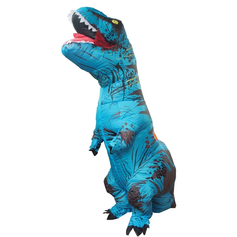 Пурим взрослый надувной костюм динозавра t rex мир Юрского периода Хэллоуин