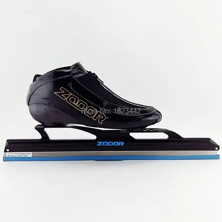 Ice Speed Skate ice ZODOR boot carbon long track skating shoesDislocation skate blade 380mm 410mm 430mm | Спорт и развлечения