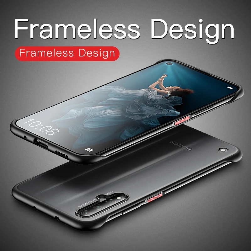 V20 безрамный чехол для Huawei Honor 20 Pro Прозрачный View силиконовый Coque Funda | Мобильные