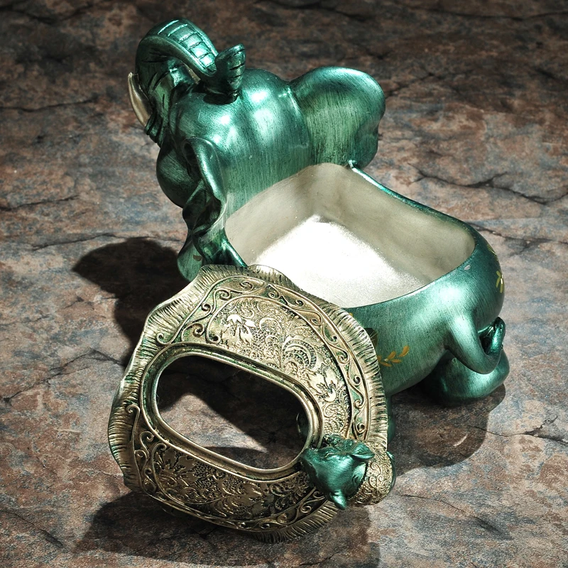 Роскошное украшение для дома Бумага со слоном коробка полотенец подарочная