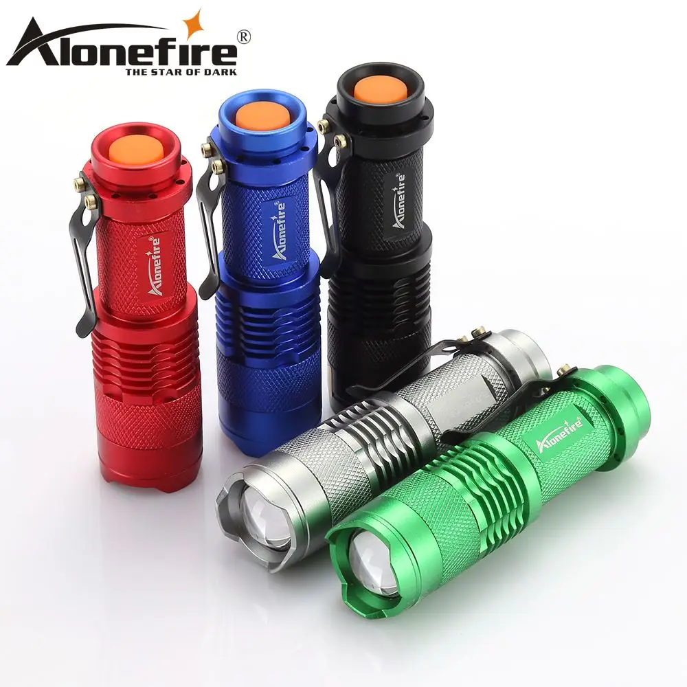 Тактический фонарь AloneFire sk68 CREE xpe q5 светодиодный зум для походов работы кемпинга