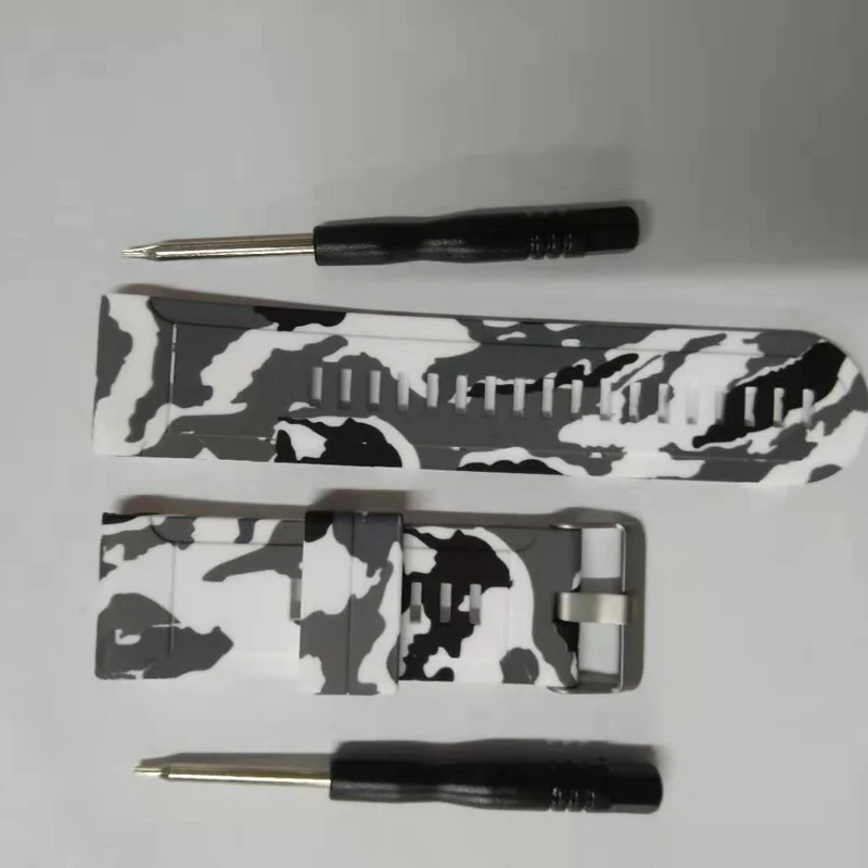 Camouflage Ремешок 26 мм для Garmin Fenix 5X/Fenix 3/Fenix 3 HR, ремешок для часов, спортивные Смарт-часы, камуфляжный силиконовый ремешок для быстрой посадки - Цвет: Camouflage