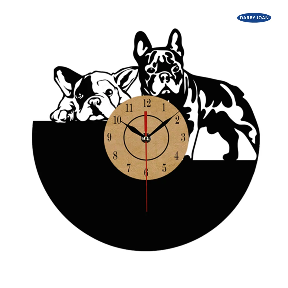 домашний декор 2017 Горячие Виниловая пластинка настенные часы с изображением