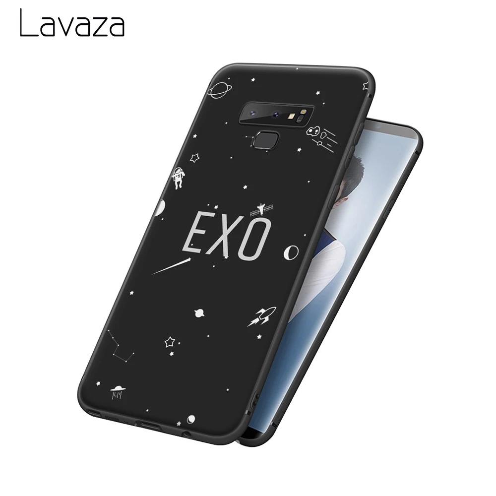 Lavaza Kpop EXO Soft Case for Galaxy A3 A5 2016 2017 A6 plus A7 A8 A9 J6 2018 A10 30 40 50 70 |