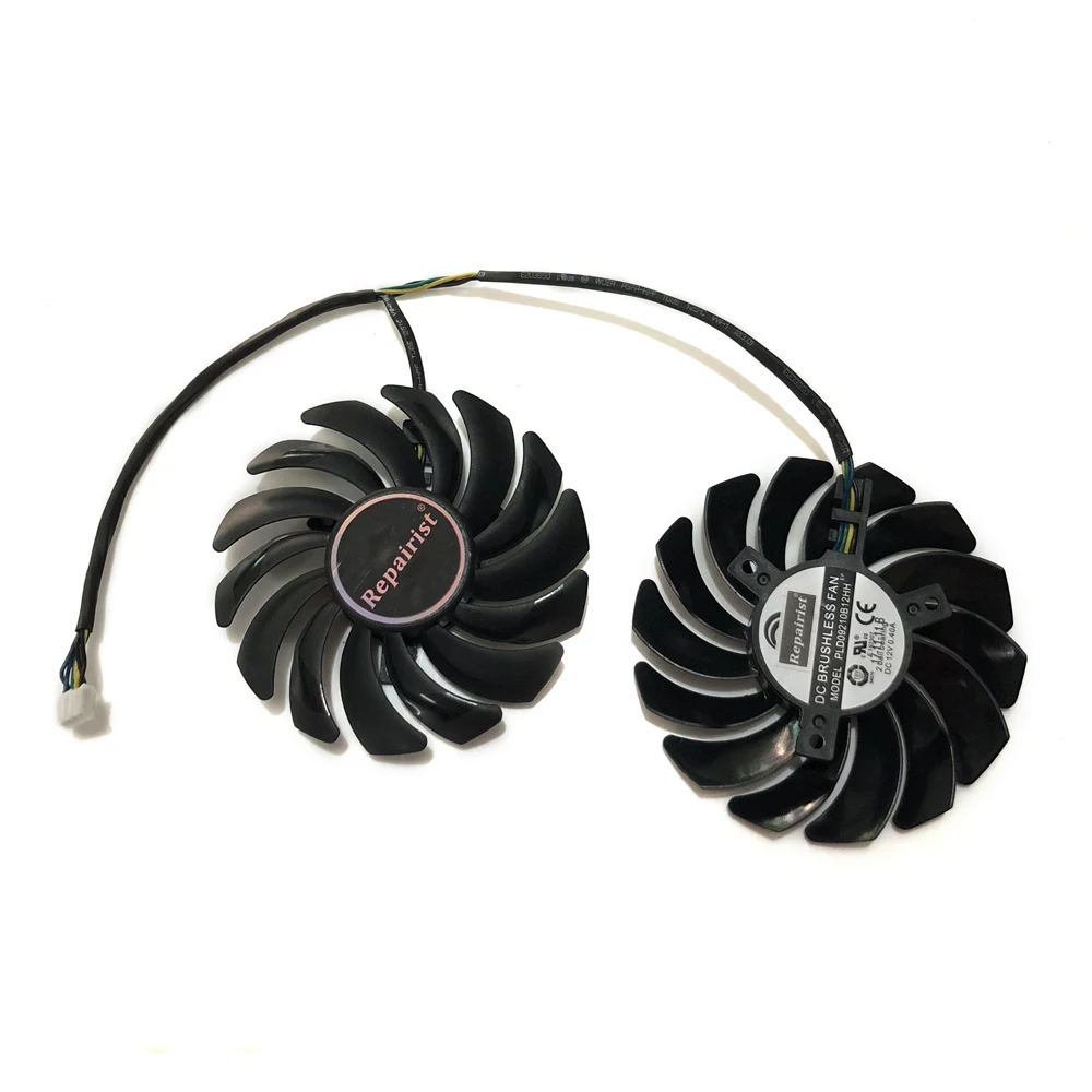Вентилятор Охлаждения видеокарты 86 мм RX 480/580 GPU VGA для MSI RX480 RX580 в качестве замены|Кулеры и системы охлаждения