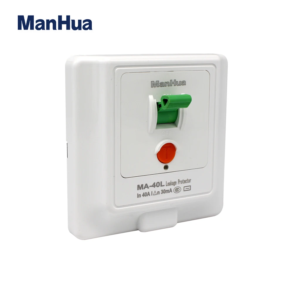 MA-40L 230VAC 86*86 защита от утечки настенный выключатель электрические переключатели