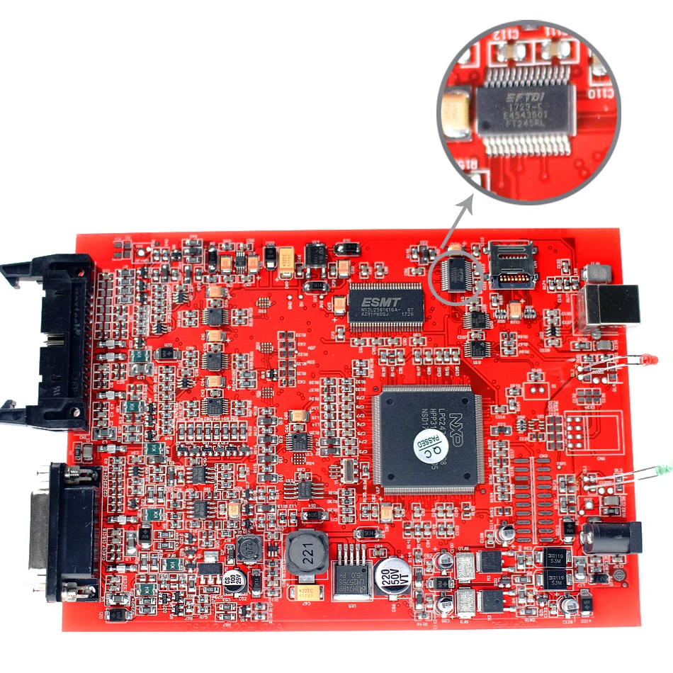 Красный ЕС онлайн Kess V2 V5.017 программное обеспечение V2.47 OBD2 менеджер Тюнинг Комплект красный KTAG K-TAG V7.020 без жетона лимит мастер ЭКЮ программист