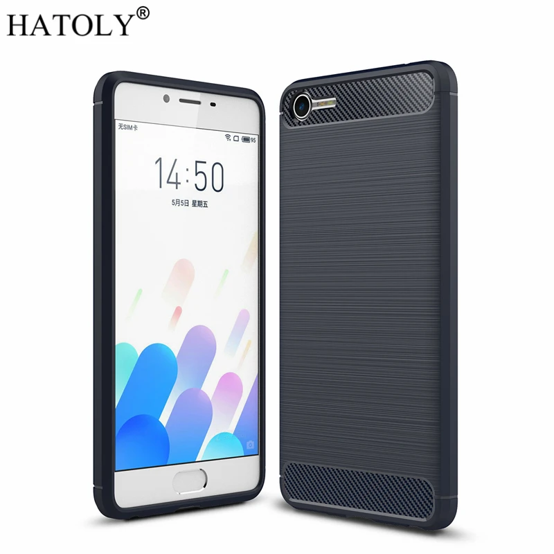 HATOLY для Capa Meizu E2 чехол противоударный мягкий ТПУ матовый прочный силиконовый Meilan
