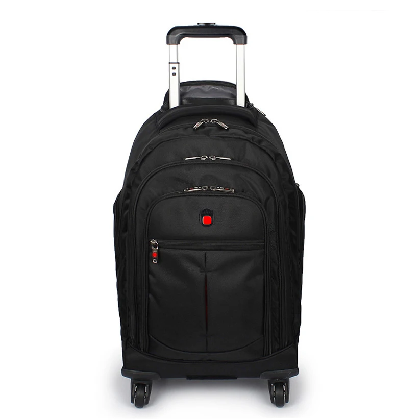 

Swiss Brand carry on trolley suitcase bag with wheels travel rolling luggage trolley bag men women fashion boarding large bag