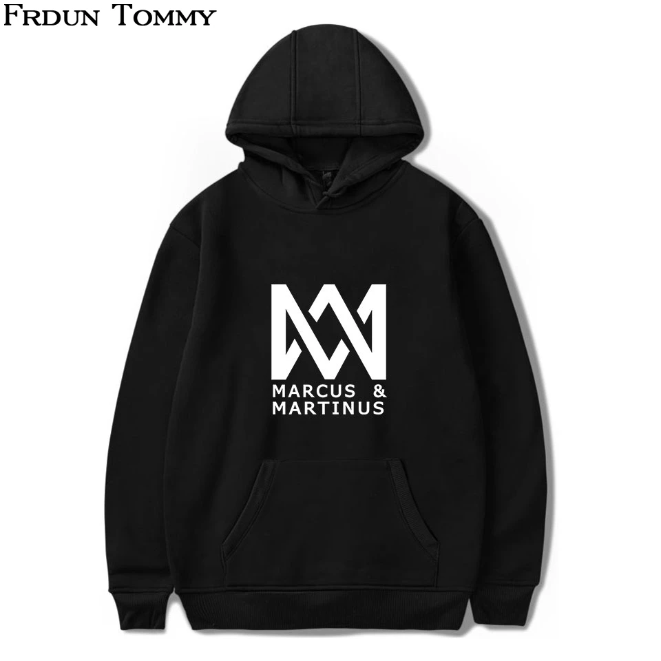 Толстовка с капюшоном Marcus & Martinus повседневная одежда в стиле хип хоп и колледжа