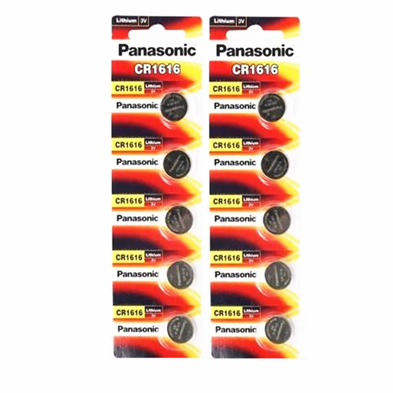 100 шт. Panasonic 100% оригинальная CR1616 Кнопочная батарея для часов автомобильный пульт