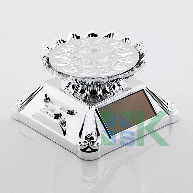 1 шт. вращающийся на солнечной батарее дисплей для монет подставка держатель со