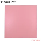 TISHRIC горячая Распродажа Red GPU CPU термопрокладки 2 мм кулер проводящая Силиконовая накладка радиатор 100*100*2 мм ПК Вентилятор охлаждения Радиатор