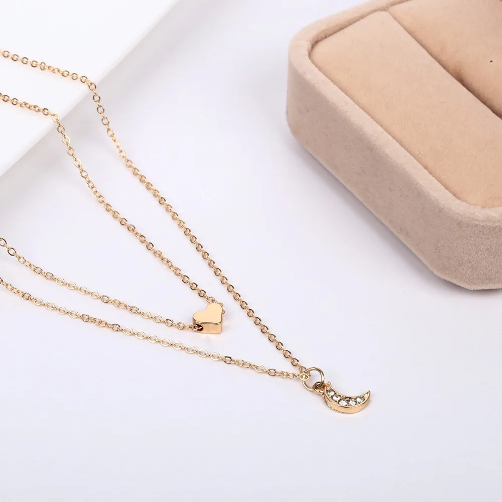 Yanglin Новый Винтаж модные цвета: золотистый серебристый Цвет крошечный Луна Star