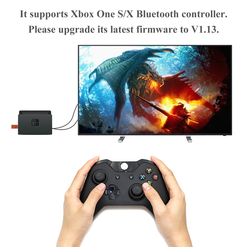 8bitdo USB Беспроводной адаптер для Windows Mac Raspberry Pi и Nintendo переключатель Поддержка PS3 Xbox