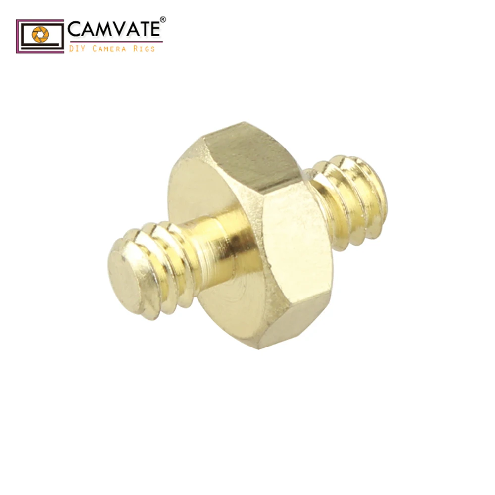 CAMVATE Резьбовой Адаптер 1/4 &quotдо 1/4&quot двойной винт адаптера переменного тока с