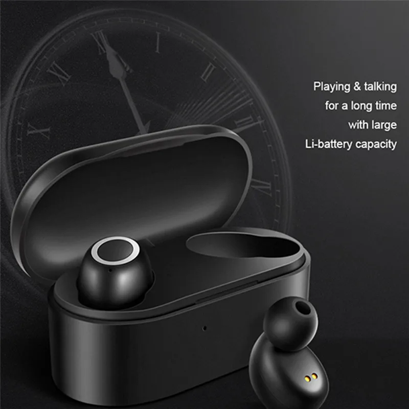 D015 TWS V5.0 Bluetooth Wireless Earphones Stereo Portable Headphone with Charge Sport case Bass Gaming Headset Earbuds Mic | Электроника