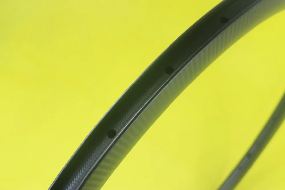 42 мм Асимметричный карбоновый диск бескамерный ширина 25 UD 3K 12K Twill матовый