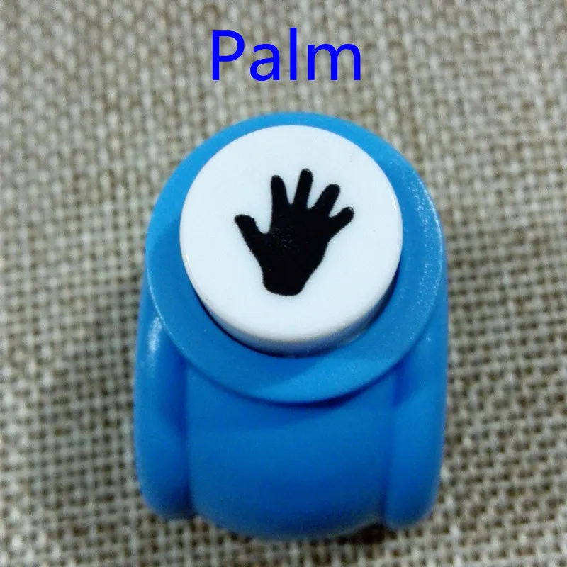 palm 1 шт., для детей, мини-печатная бумага, ручной формирователь для скрапбукинга, бирки, карты, ремесло, сделай сам, инструмент для 16 видов стилей - Цвет: palm