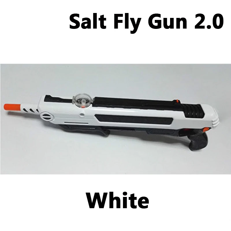 Salt Fly Gun 2 Новинка, 11 видов стилей, солонка, летающий пистолет и перец, пули, бластер, страйкбол, для жучка, дующий пистолет, комаров, модель игрушки, солонка, пистолет, камера, сумка на ремне - Цвет: Salt Fly Gun 2