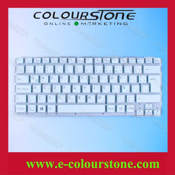 Для Sony Vaio SVE14A SVE14A2M1E SVE14A2V2E SVE14A3M1E латинской Л. а. Белый Клавиатура Ноутбука без