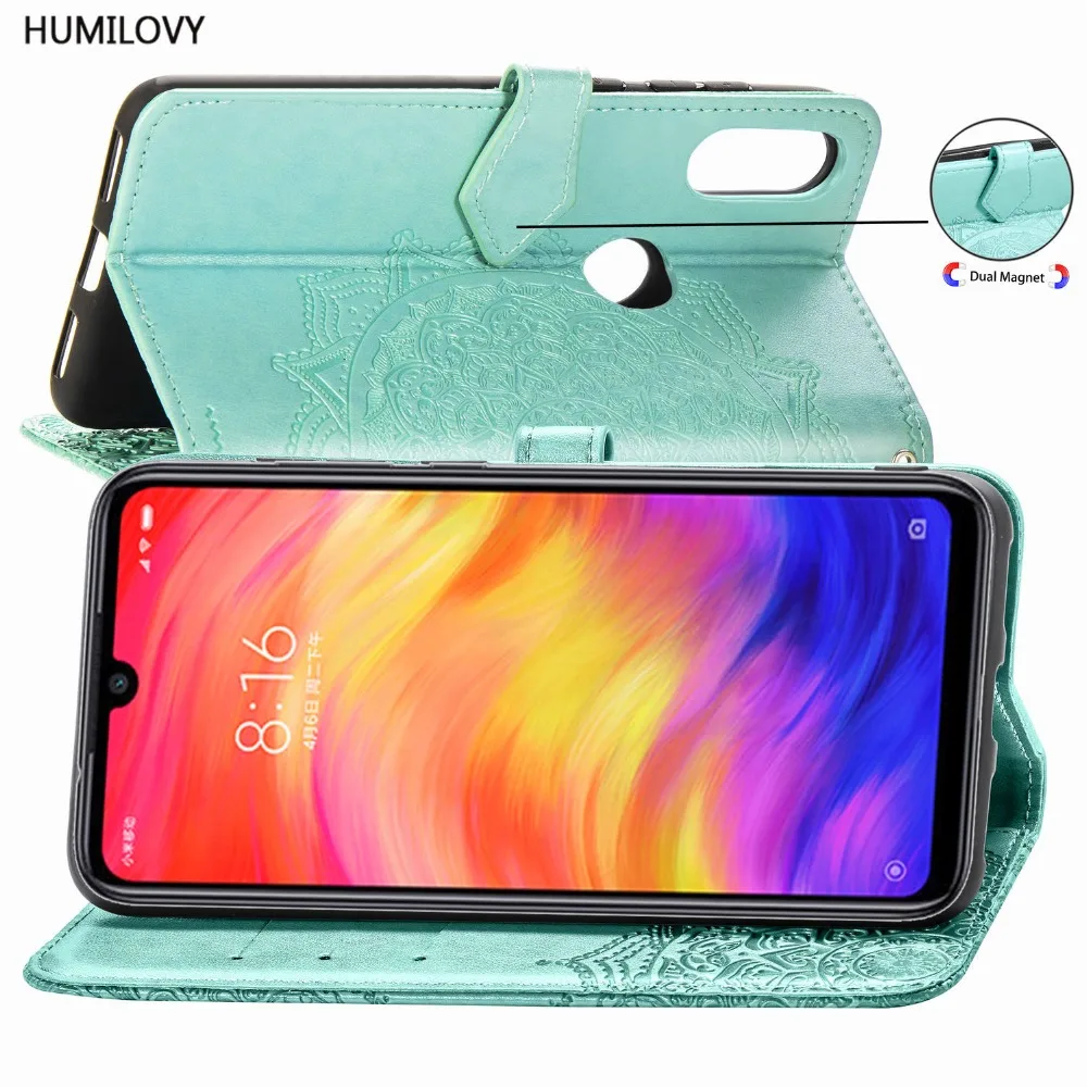 For Xiaomi Redmi note 7 Case Fundas Leather Wallet Flip Cover Card Holder for Pro | Мобильные телефоны и аксессуары