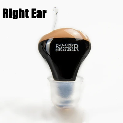 Right ear LW-F01 слуховой аппарат мини невидимый шумоподавление CIC Регулируемый регулятор громкости небольшой усилитель звука Слуховые аппараты - Цвет: Right ear