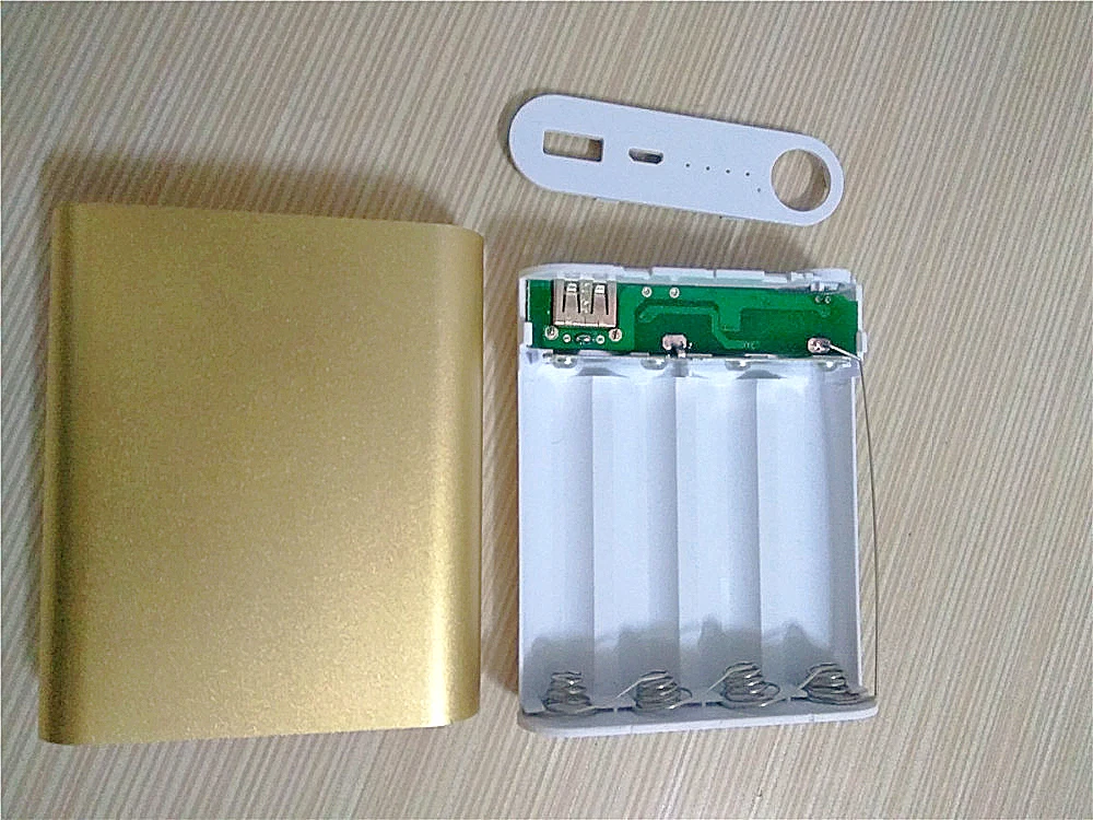 5V 1.0A 4X18650 светодиодный индикатор DIY power bank для xiaomi, Diy power bank чехол для мобильного телефона, портативное Внешнее зарядное устройство