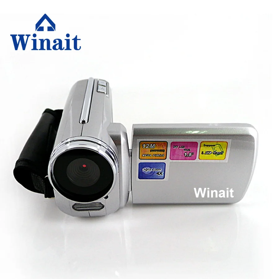 WinaitHD цифрового видео Камера с 4 цифровым зумом Cardinal Numeral 1 8 дюймов Экран Mini DV