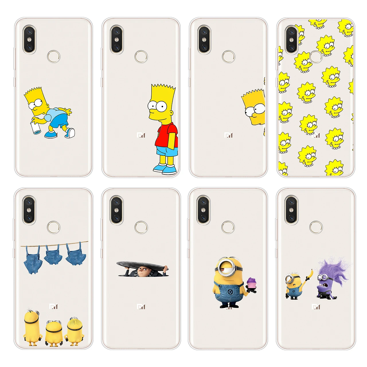 Милый мультфильм Симпсоны Мягкие tpu чехол для телефона Для Сяо mi красный 5A 6 6A Note 4X4