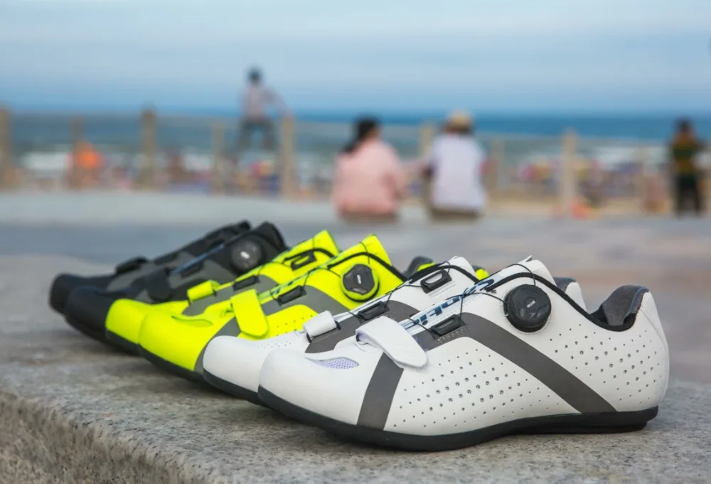 Santic MTB дорожный велосипед обувь Pro велосипедная обувь резиновая противоскользящая дышащая разблокированная