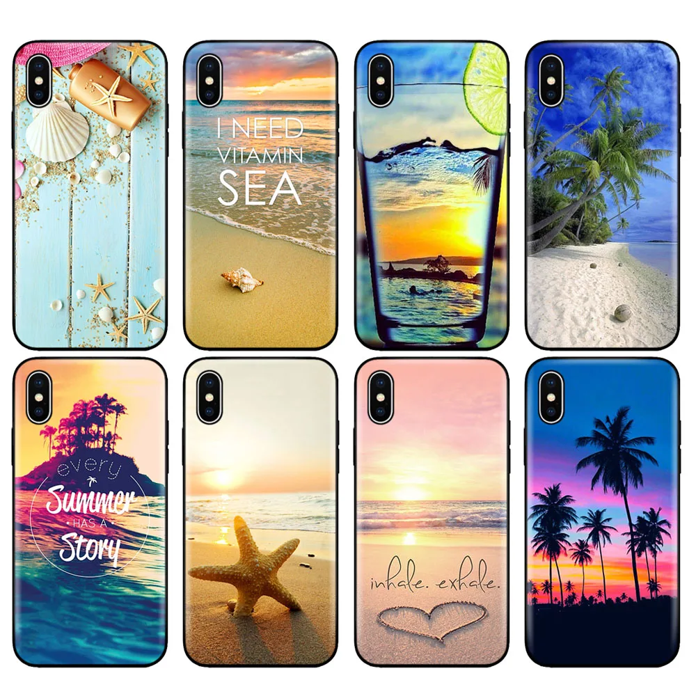 Черный чехол из термопластичного полиуретана для iphone 5 5s SE 2020 6 6s 7 8 plus x 10