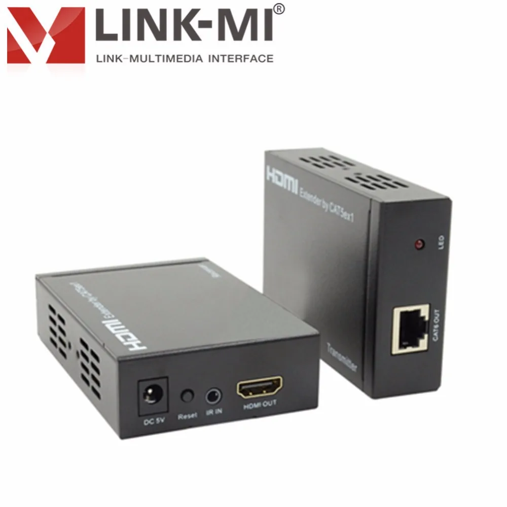 LINK-MI LM-EX100 Up to 1080p HD Video IR HDMI Extender 100m Over Single Cat5e/6 Cable TCP/IP | Электроника