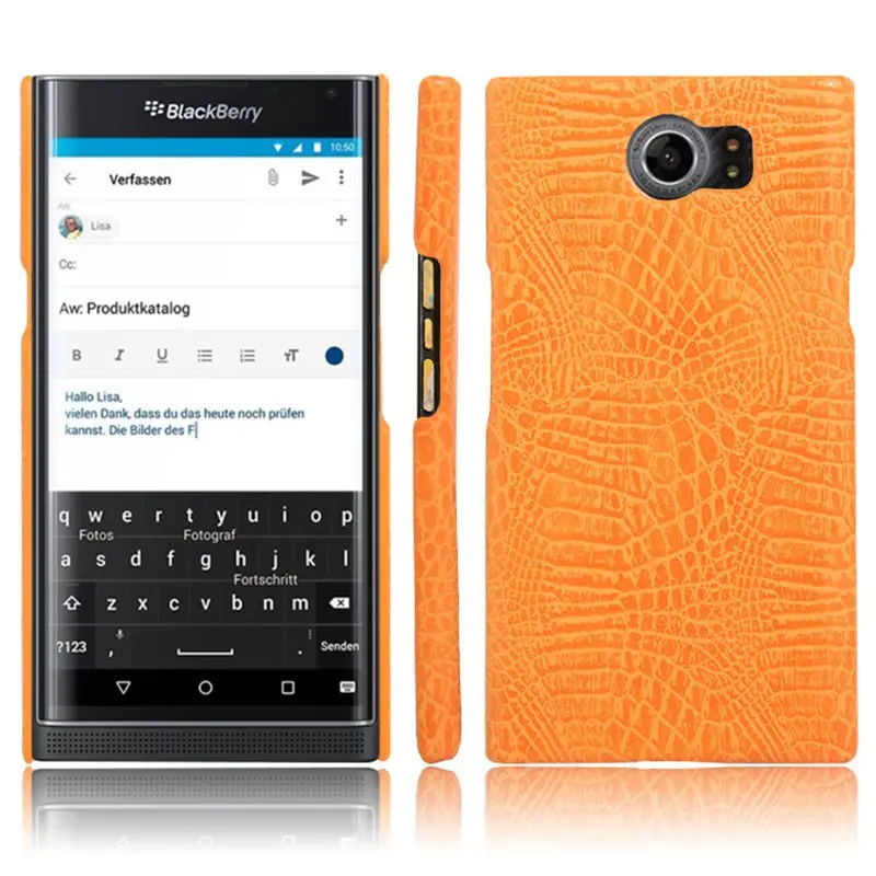 Роскошный кожаный чехол с крокодиловым узором для BlackBerry Priv 5 4 дюйма Venice |