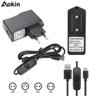 Адаптер питания для Raspberry pi 3 2, 5 В, а, вкл.выкл., 1 м, кабель Micro USB для зарядного устройства Raspberry Pi