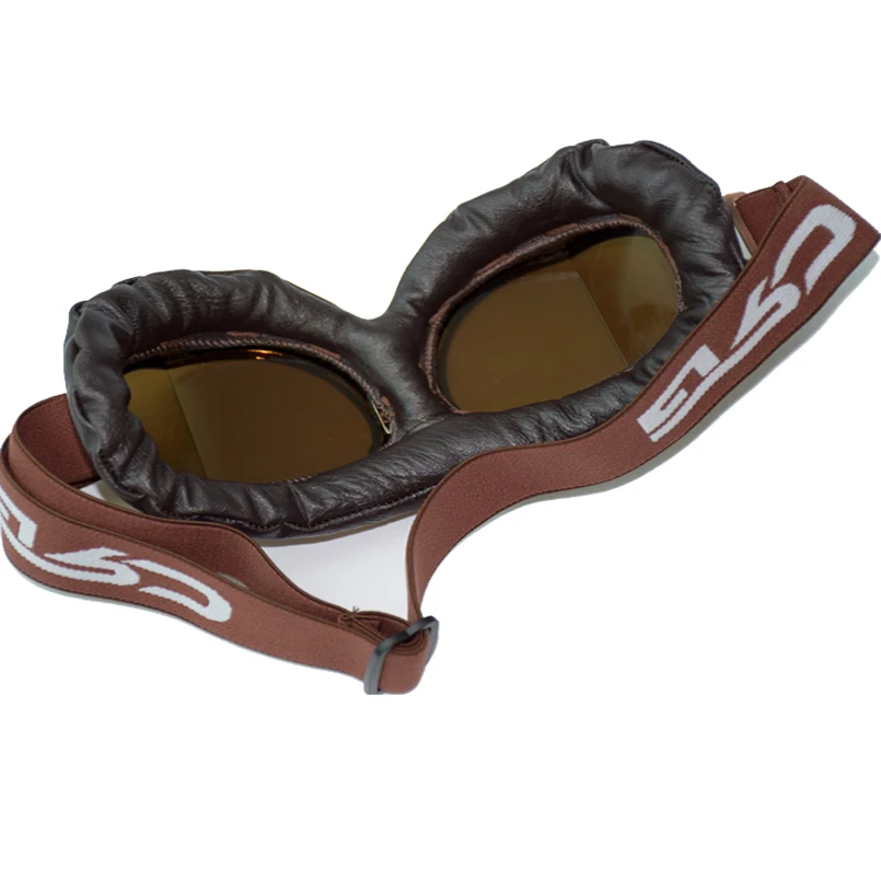 MJMOTO новые универсальные винтажные байкерские очки авиаторы для мотоцикла шлема