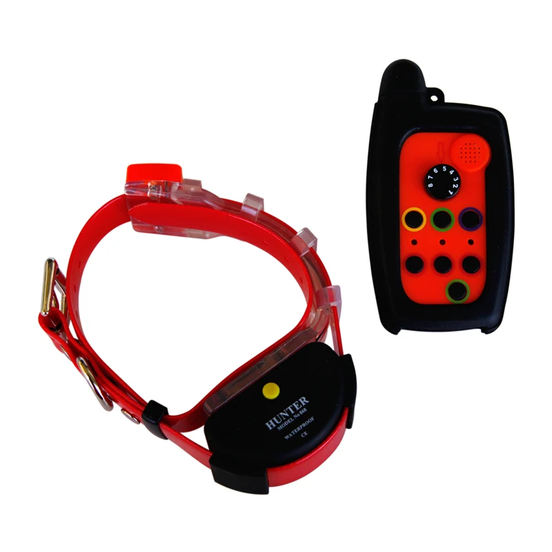 Водонепроницаемый ошейник для дрессировки собак с GPS трекером на расстоянии 15 км