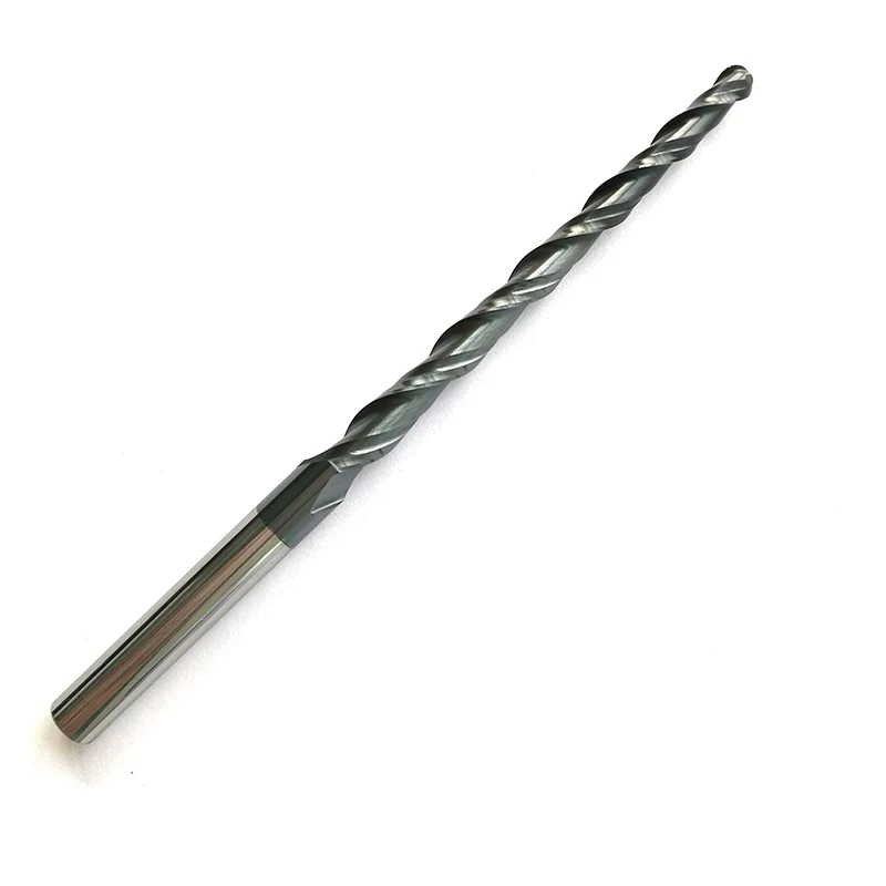 

Tip radius=2.0mm hrc55 R2.0*D6*60*100L*2F Tungsten solid carbide Coated Tapered Ball Nose End Mills taper and cone endmills