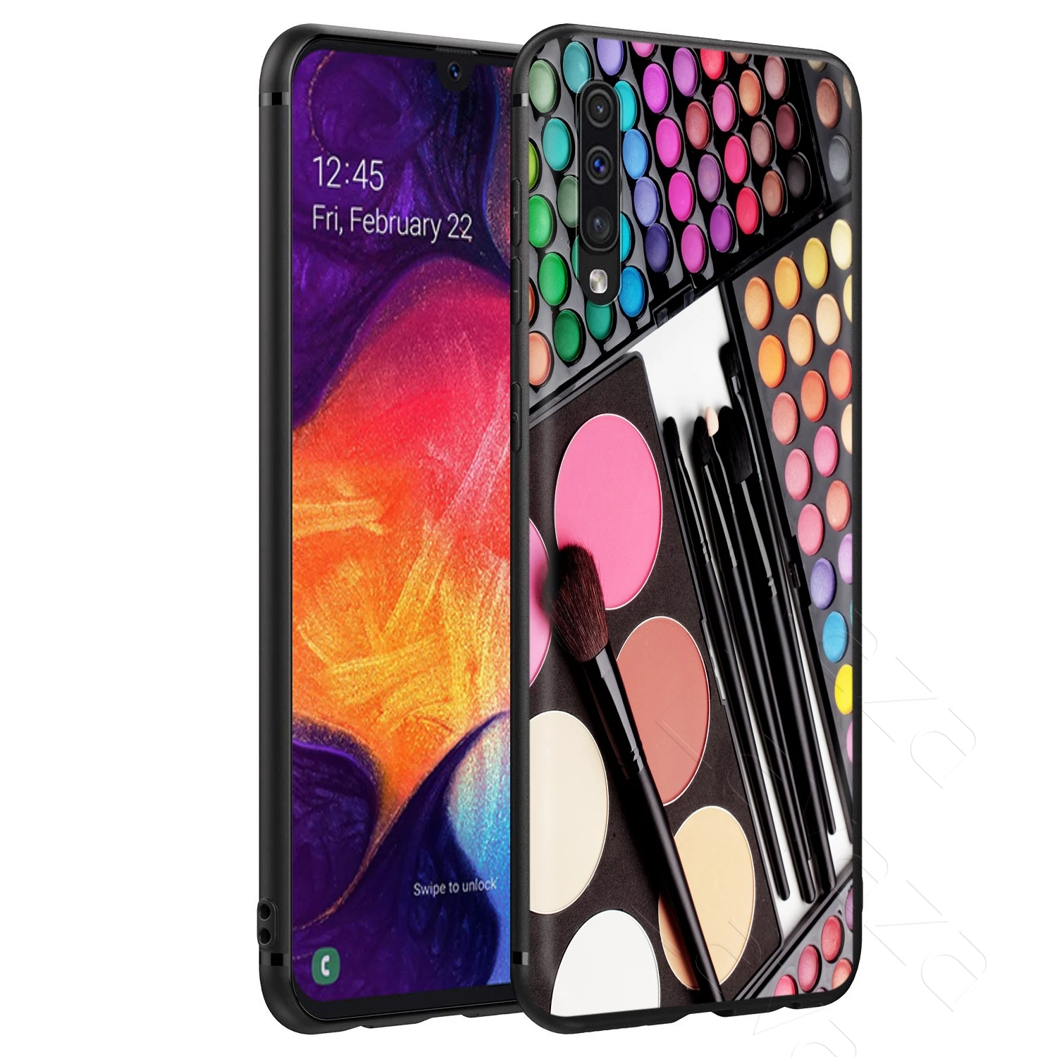 Lavaza Palette Fashion Makeup Tools Case for Samsung Galaxy S6 S7 Edge J6 S8 S9 S10 Plus A3 A5 A6 A7 A8 A9 Note 8 9 |