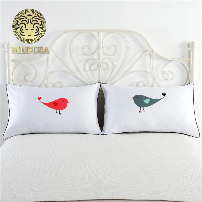 Его невеста/ее жених Свадебные наволочки подарок на день Святого Валентина