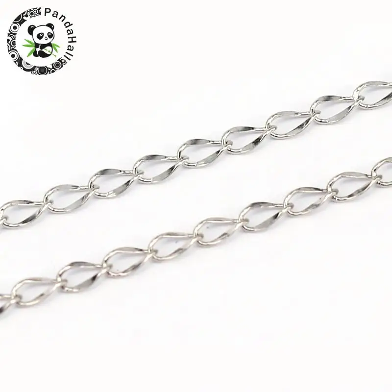 

10m 3x2x0.3mm 304 Stainless Steel Curb Chains Link Chain Soldered for Jewelry Making DIY Bracelet Necklace Accessories Findings
