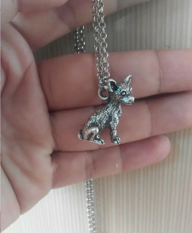 

3D Chihuahua necklace statement pendant jewelry